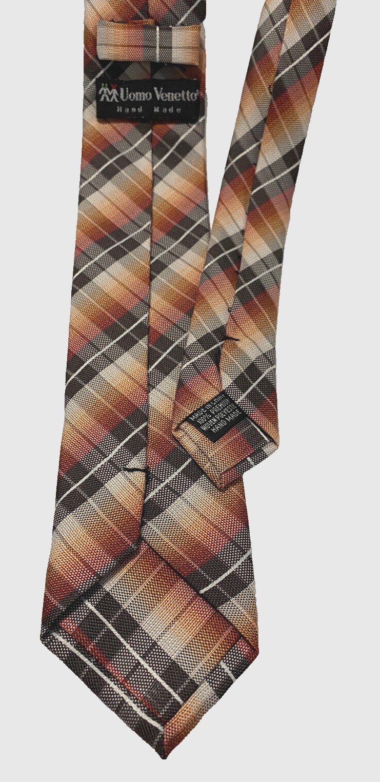 Uomo Venetto Tie Skinny Necktie Mens Polyester 60 Long 2.5 Wide