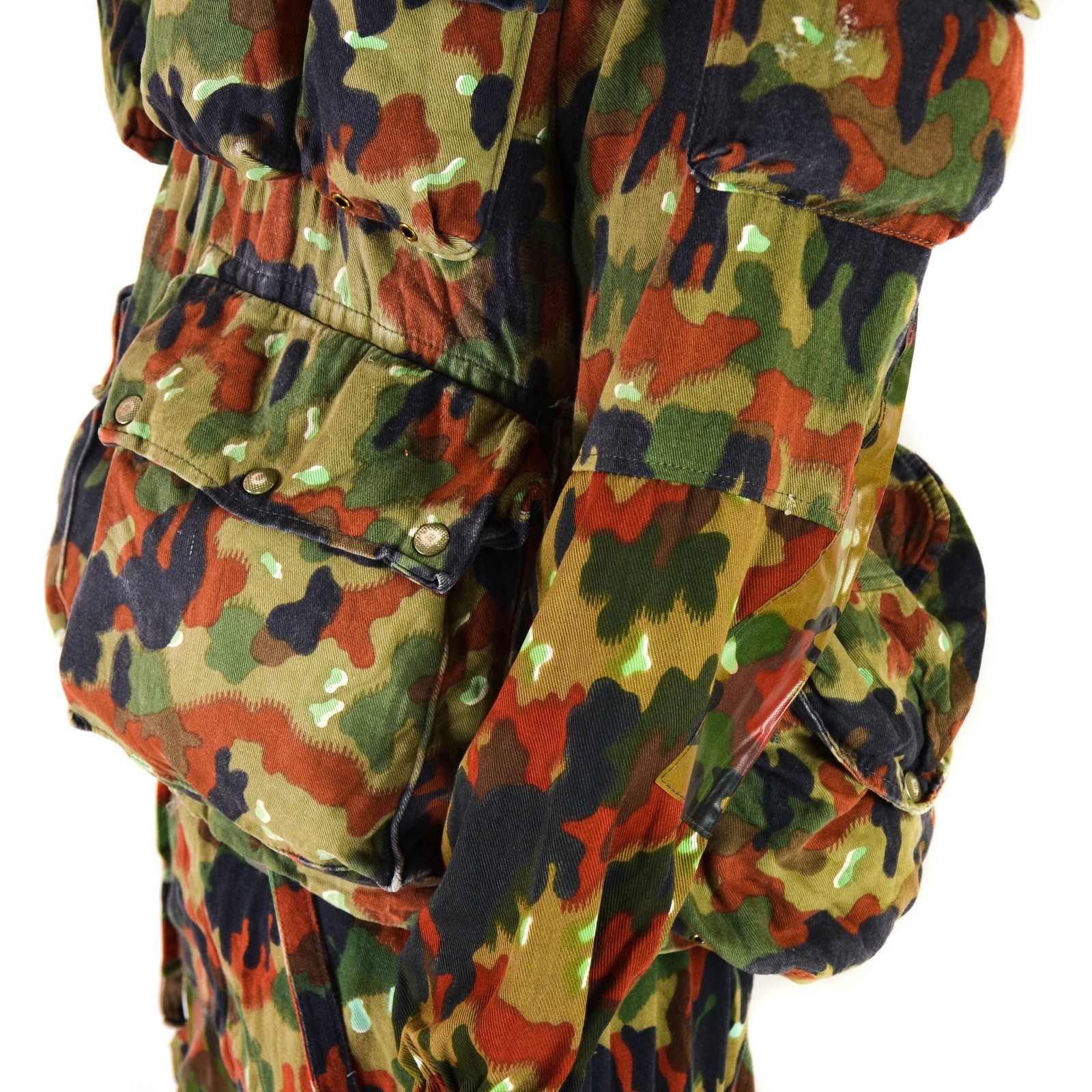 Genuine Swiss army jacket TAZ 57 Alpenflage Camo sniper combat hooded parka