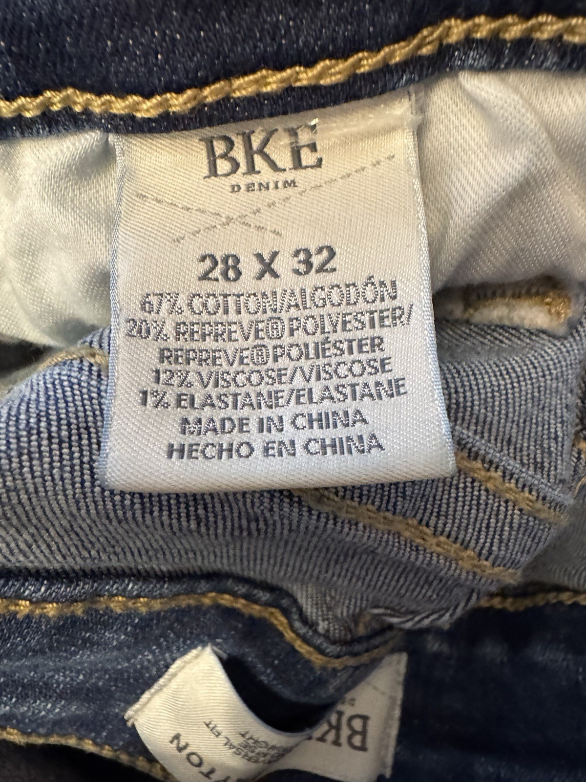 BKE Womens Jeans 28×32 Payton Universal Fit Mid Rise Straight Leg