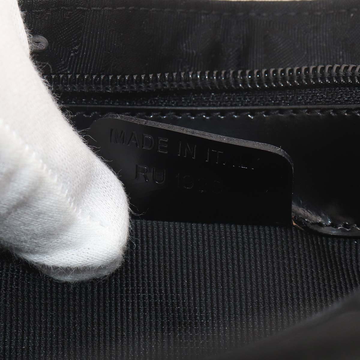 Christian Dior Trotter Mini Hand Bag Nylon Leather Black Purse 90325502