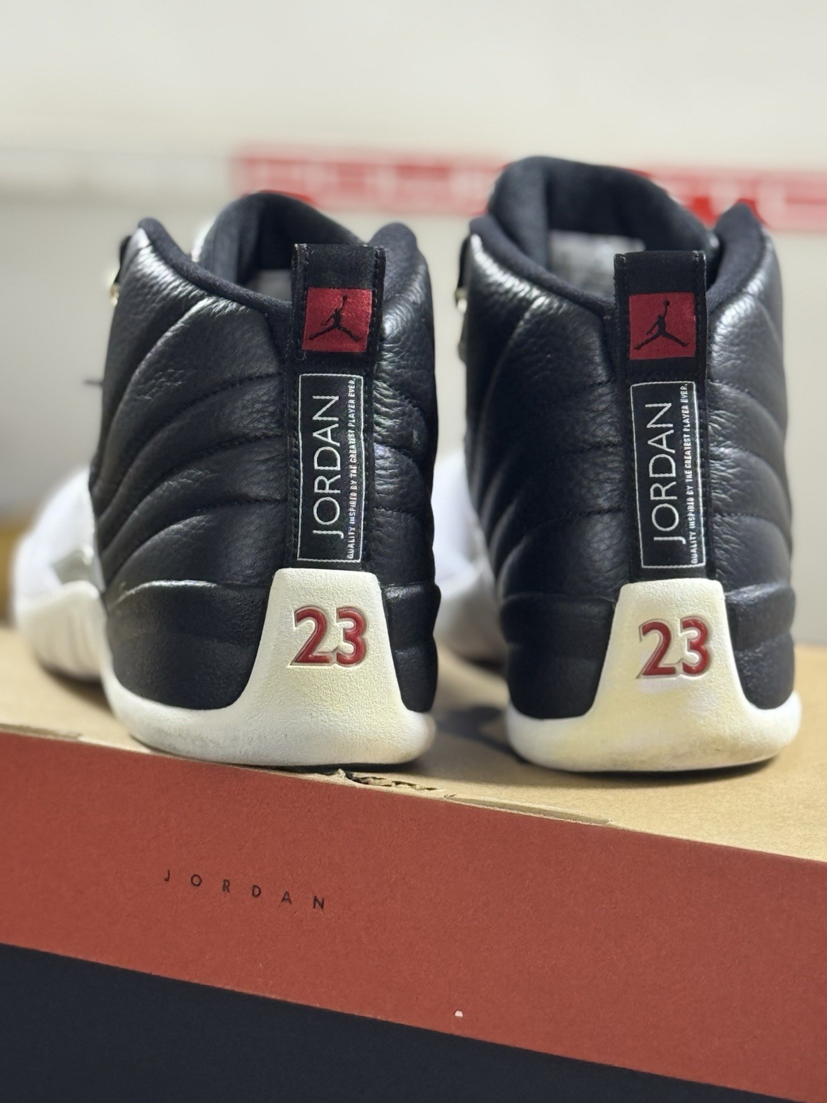 Jordan Air Jordan 12 Retro Playoff Black White Red CT8013-006 Men’s Sneaker