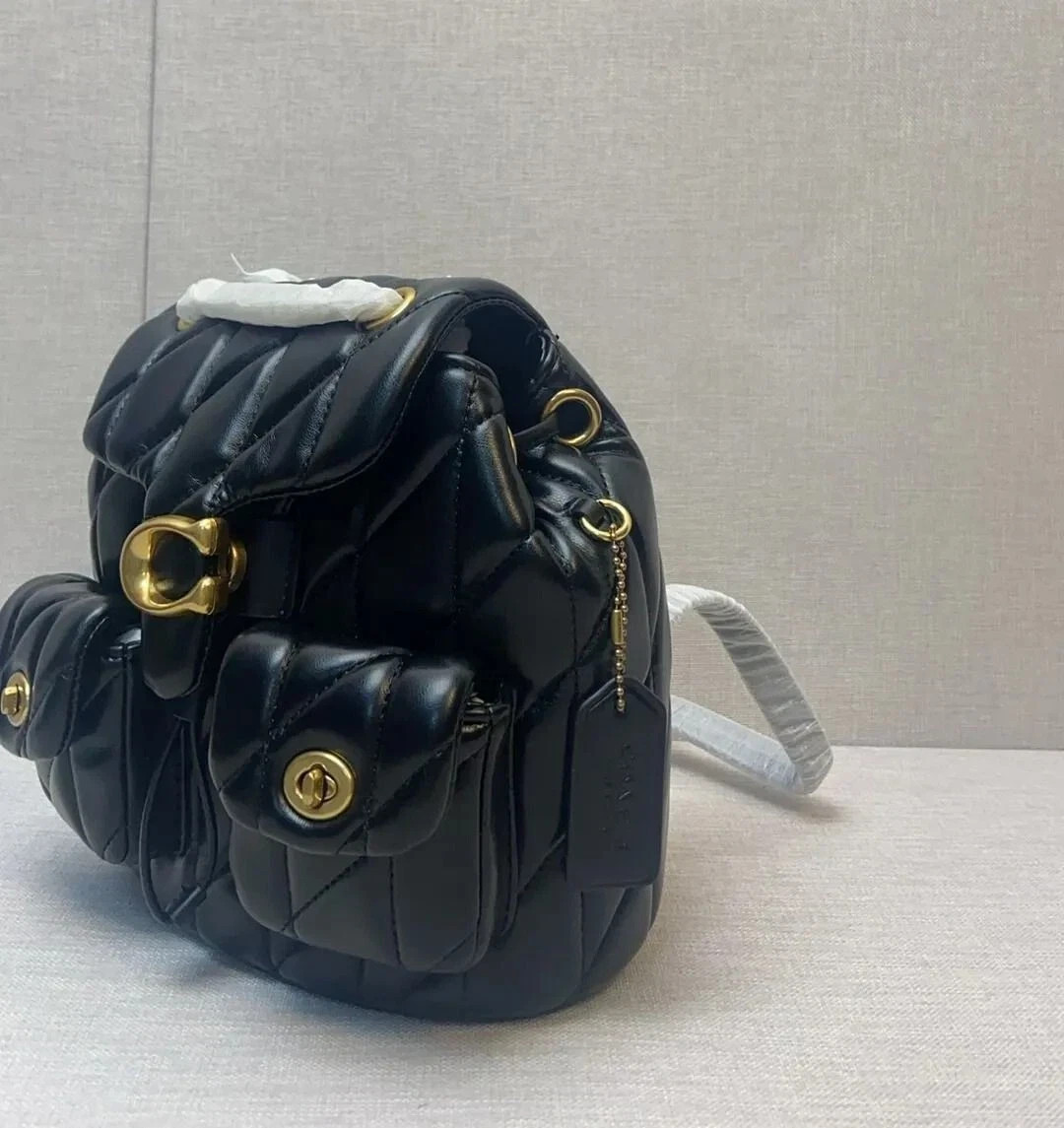 Coach Tabby Backpack Quilted CU076 Black