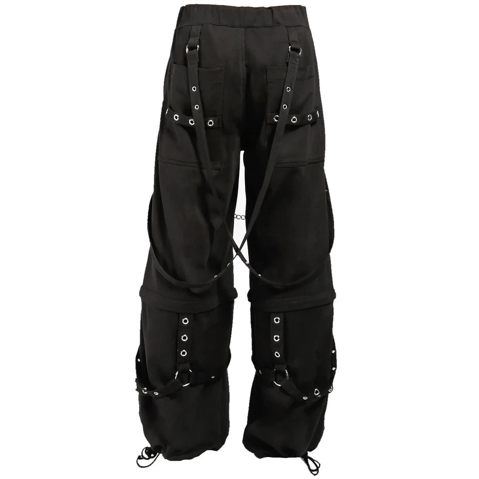 Men’s Gothic Trip Pant Bondage Cyber Trip Pant Chain Techno Rock Punk Shorts/USA