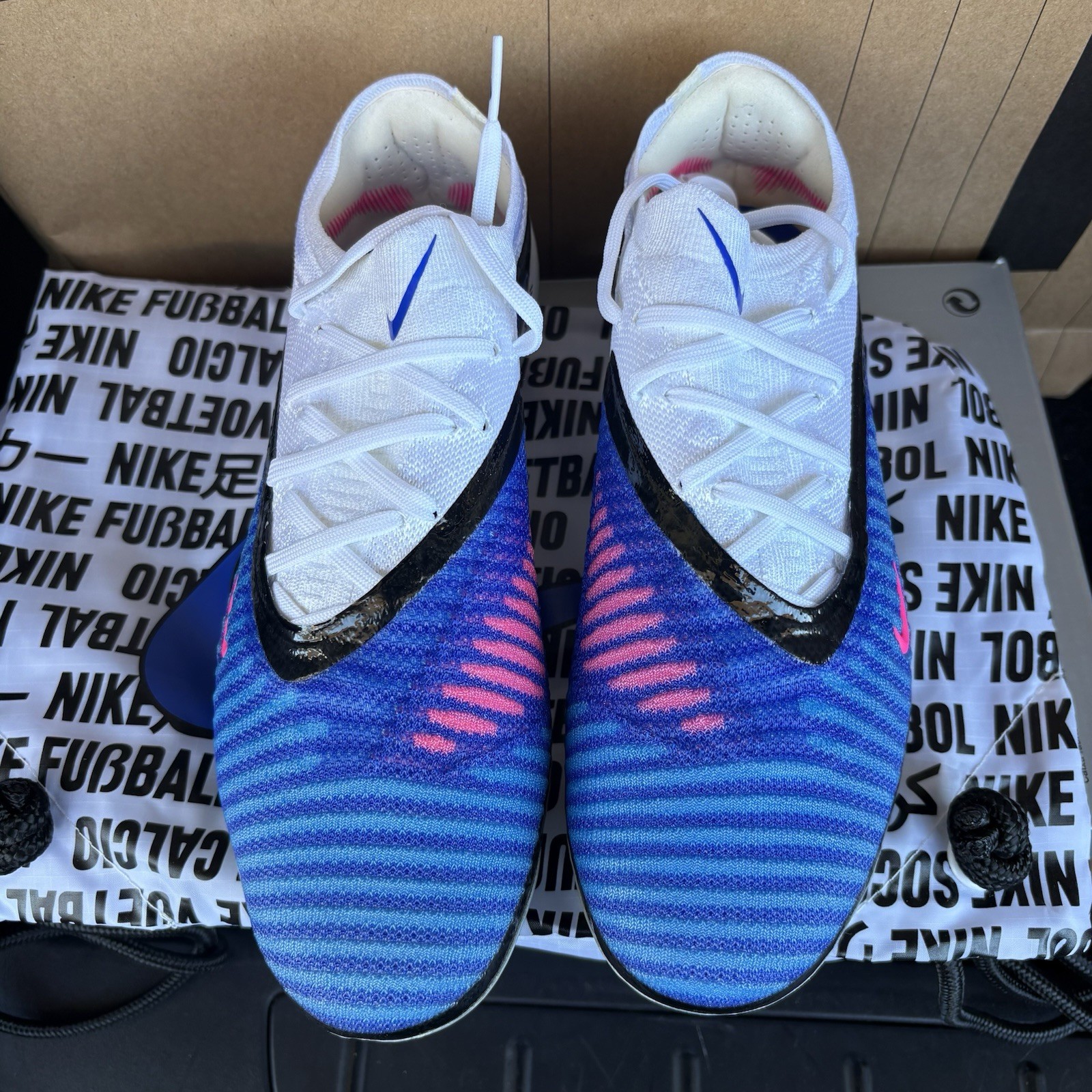 NEW Nike Phantom 6 Low Elite Racer Blue White Pink NBY HJ2146 446 Men Size 7.5