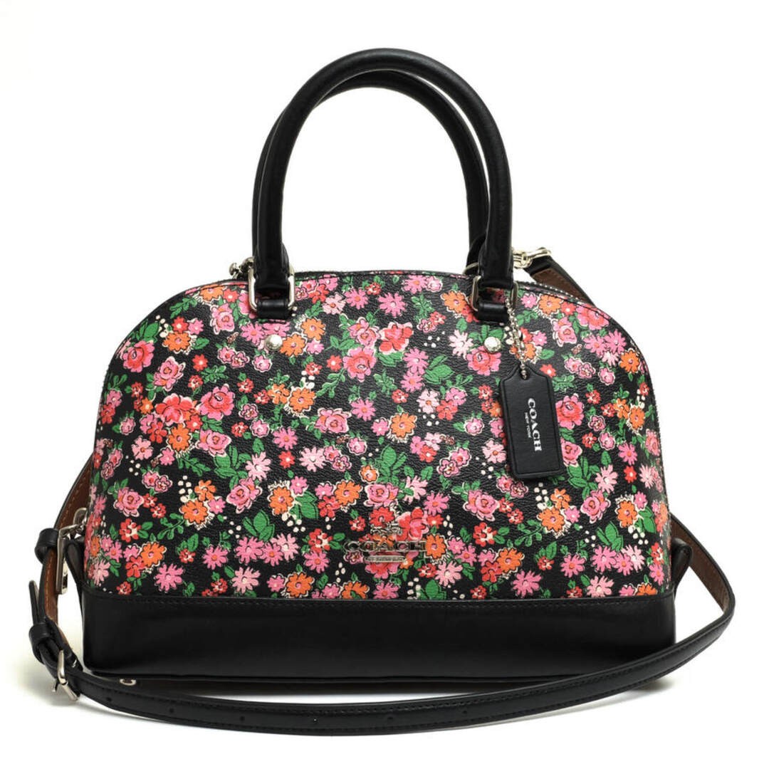 COACH Handbag Tote Bag for Women PVC Leather F57621 Mini Sierra Satchel In Posey
