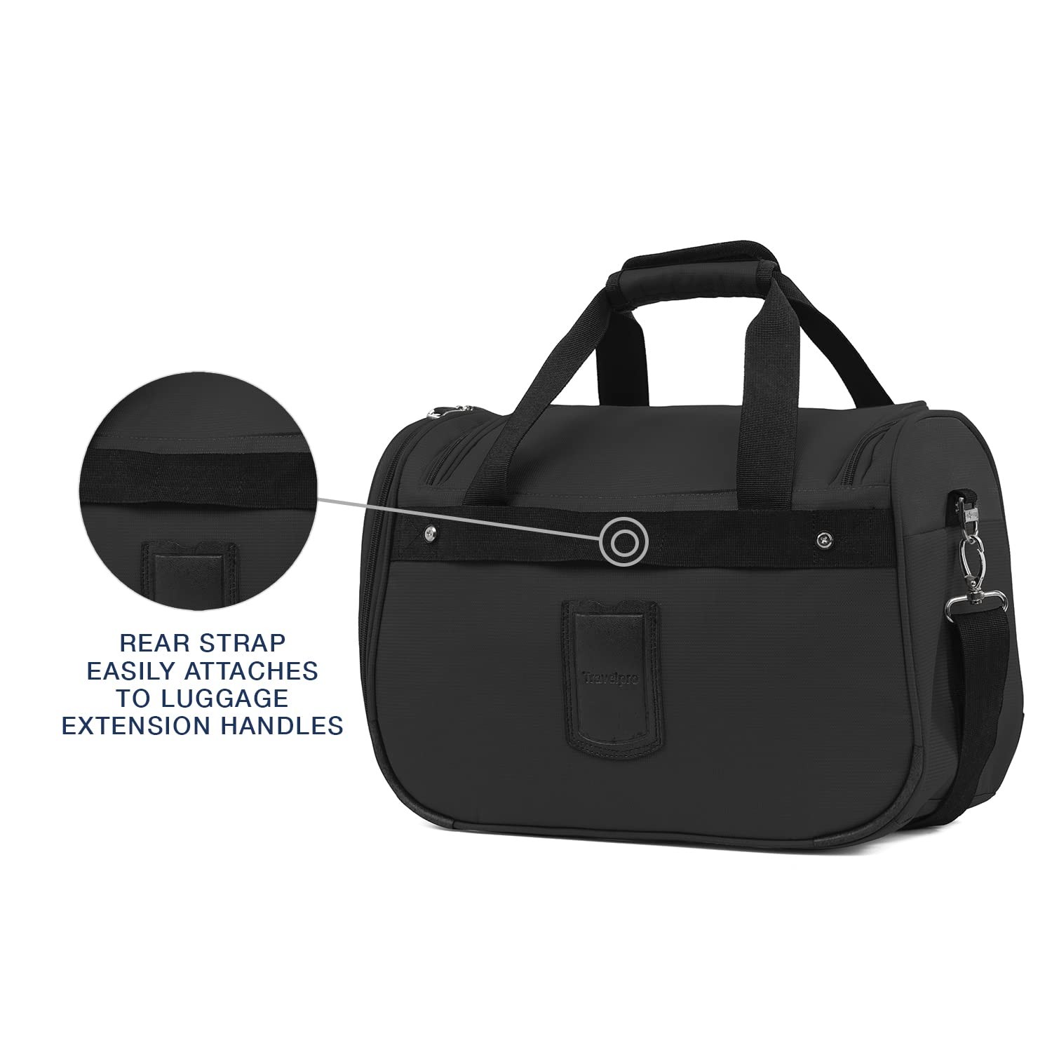 Travelpro Maxlite 5 Softside Lightweight Underseat Tote, Black 18 Inch U20