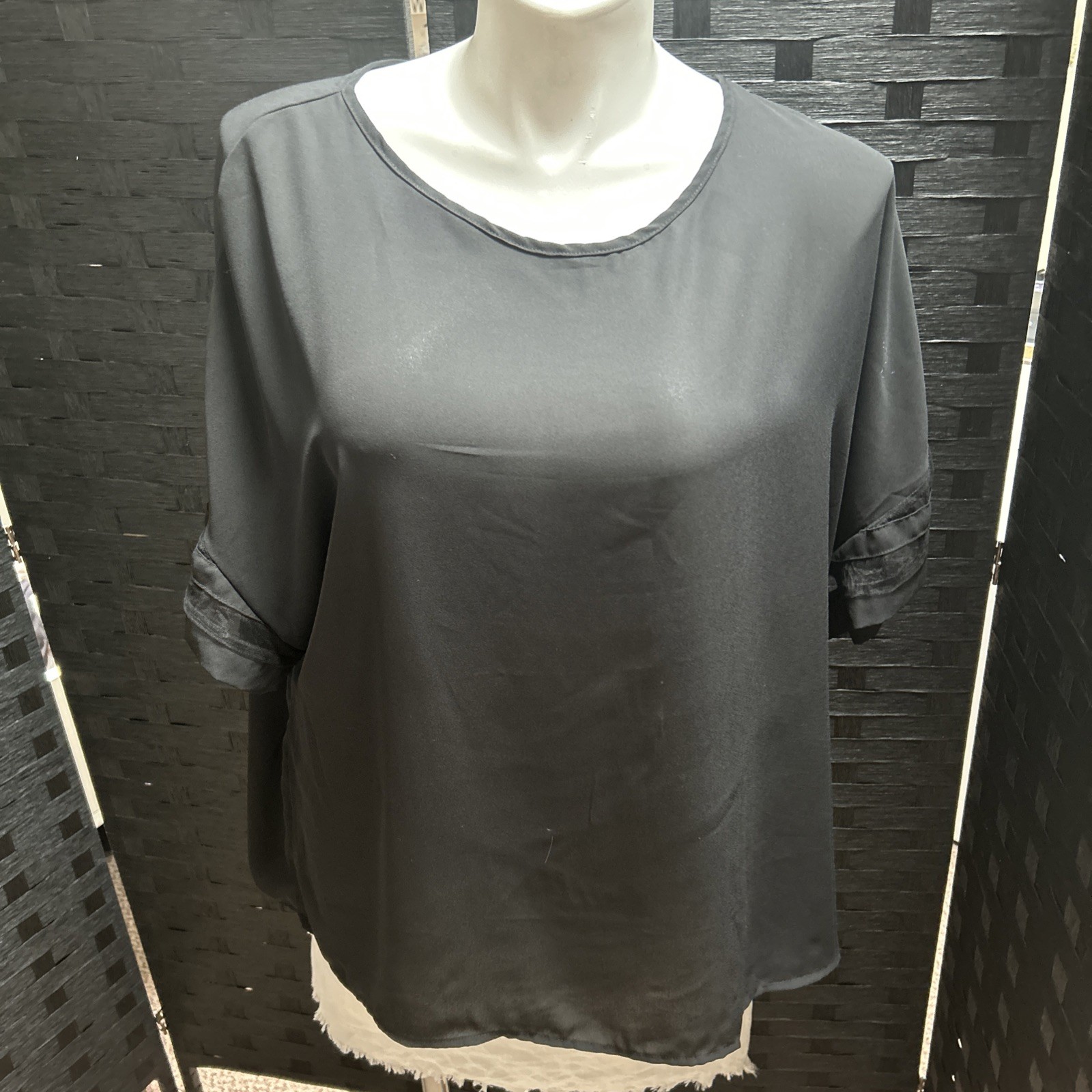 NEW Women’s Emery Rose 5XL Semi Sheer Pullover Blouse