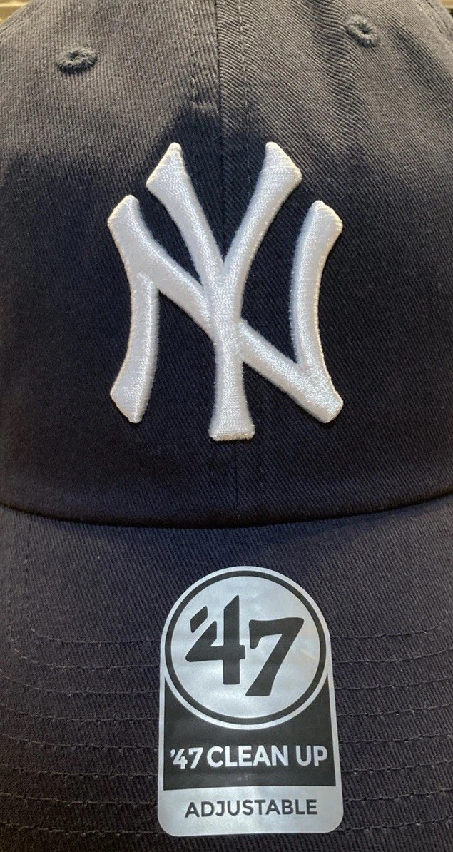 ’47 Brand New York Yankees Clean Up Hat Navy One Size Adjustable NWT