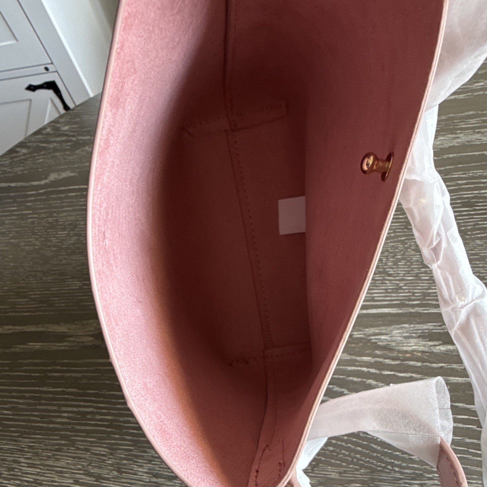 Anthropologie SAMARA Medium Shoulder Bag Crossbody Peony Pink Vegan Leather