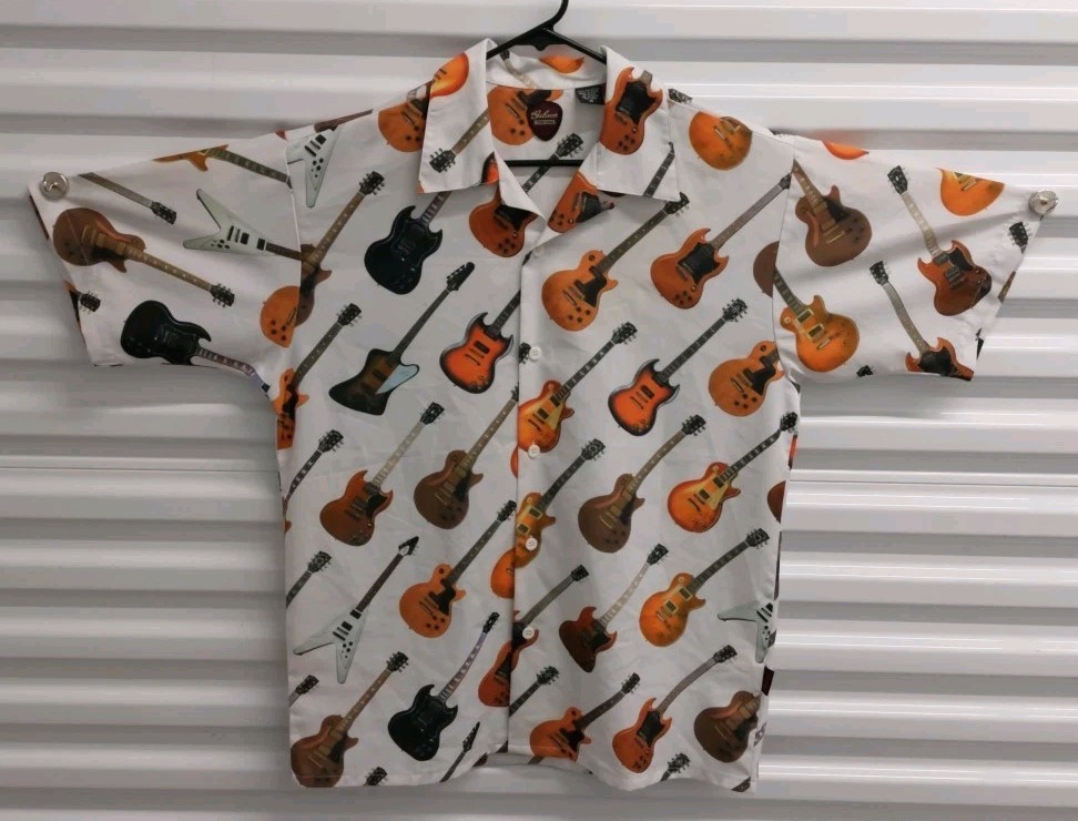 Gibson Guitars Tour Wear Shirt Size M Flying V Explorer