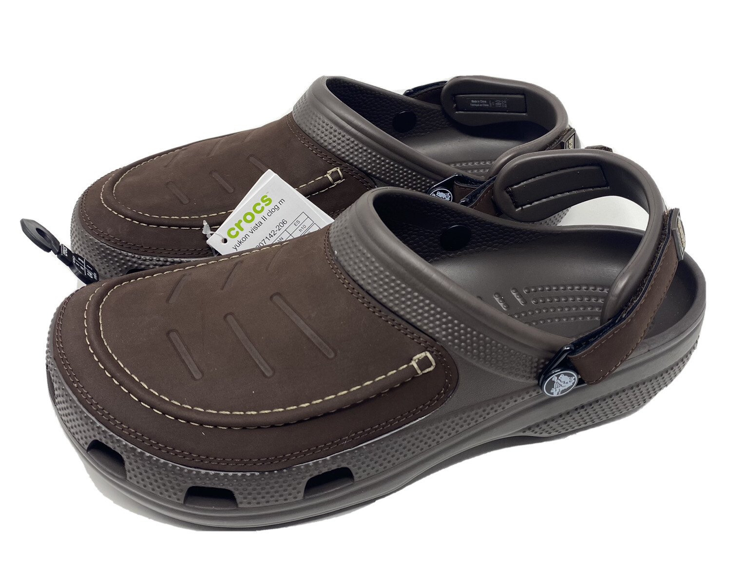 Crocs Yukon Vista ll Clogs Espresso Men’s SIZE 7, 8, 9, 10, 11, 12, 13, 14, 15,