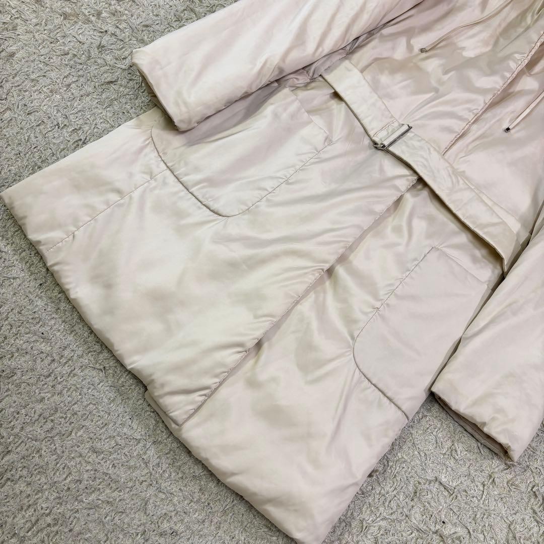 Max Mara 4-way reversible down coat for women, beige, size M.