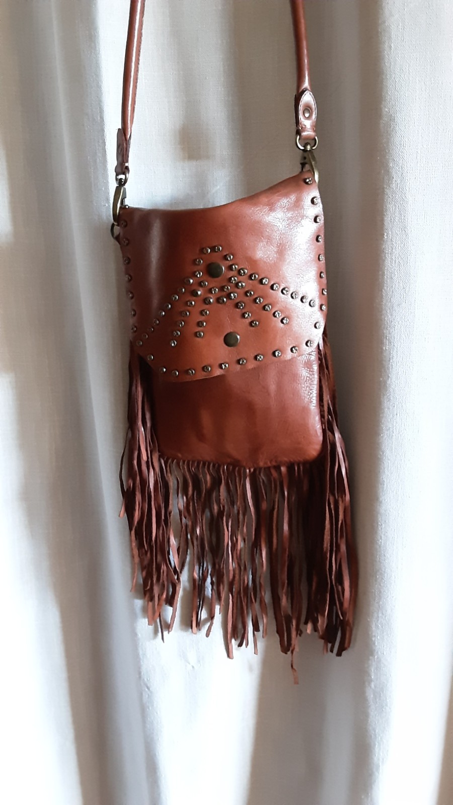 Spaghetti Western, Italian Leather, Womens Leather Cross/Shoulder Bag