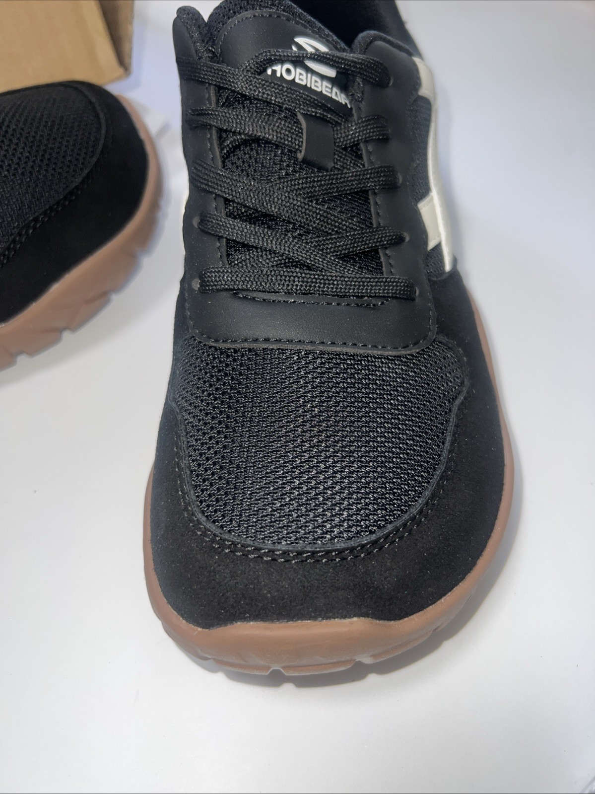 Hobibear Shoes Hareball Men’s Size US 9 EU 42 Wide Toe Box Barefoot Black White