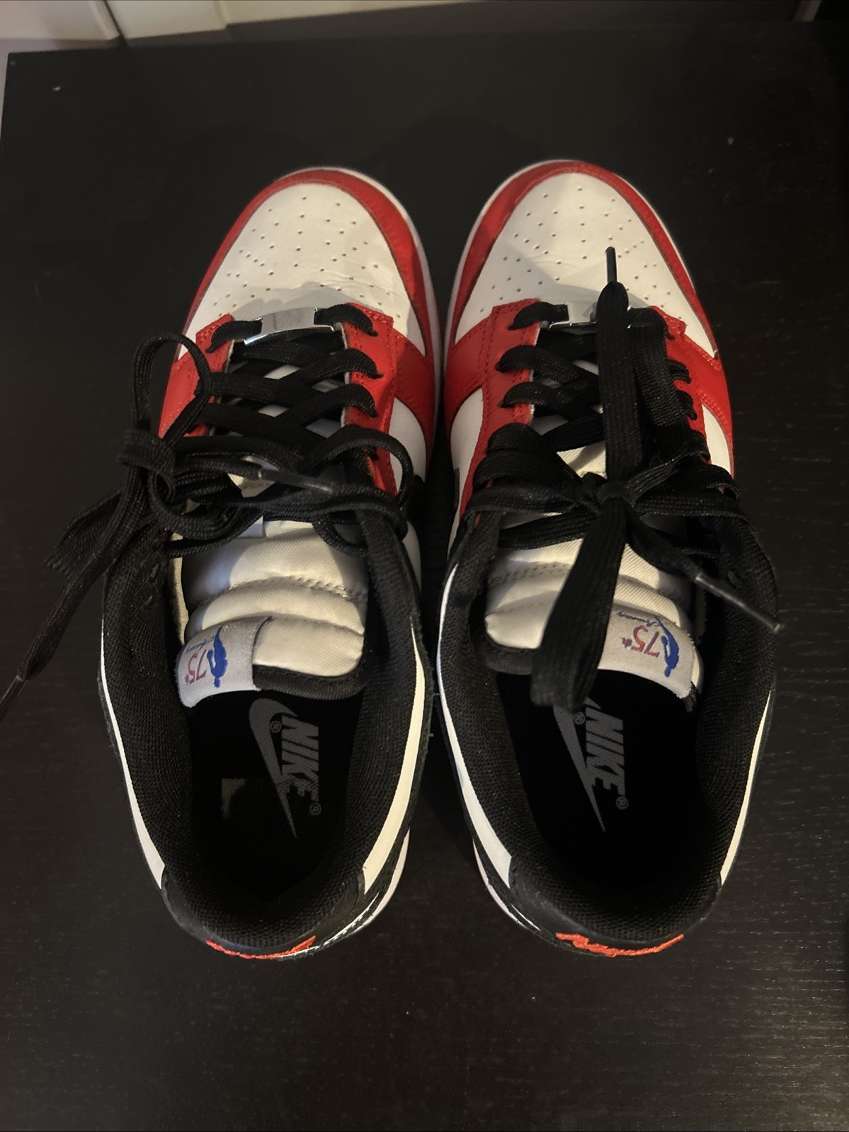 Nike Dunk Low EMB NBA 75th Anniversary Chicago Size 7