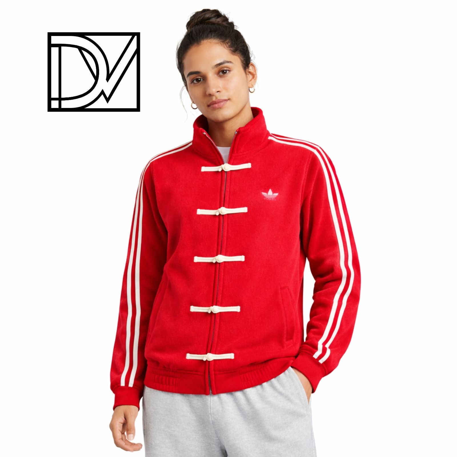 Originals Year Of The Snake CTT Chinese Track Casual Jacket Unisex Red