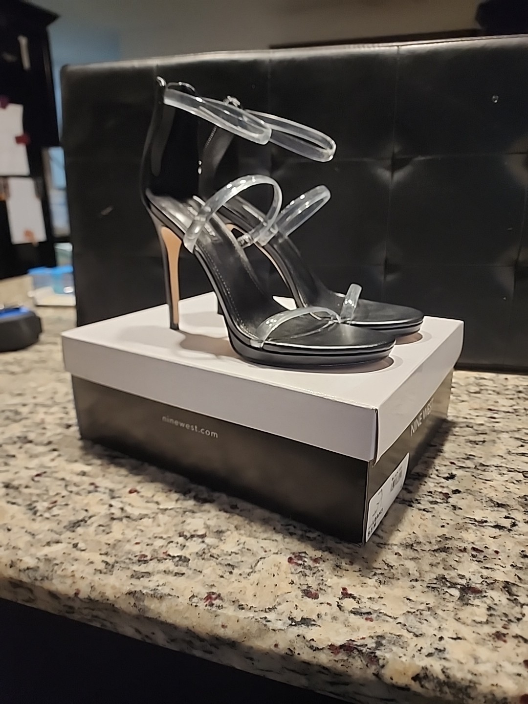 Nine West Leah 3 Black Heels W/ Original Box Size 8.5