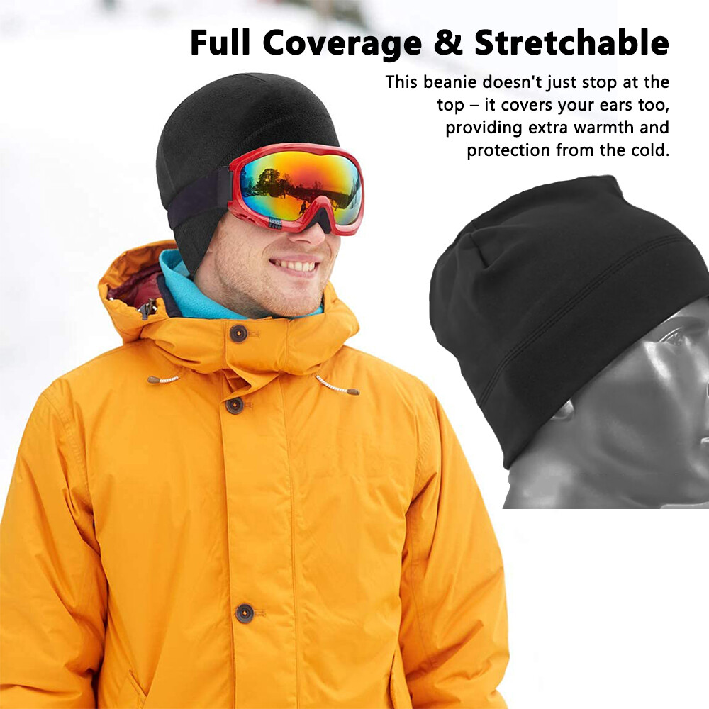 Military Tactical Skull Cap Winter Warm Fleece Windproof Ski Cycling Beanie Hat