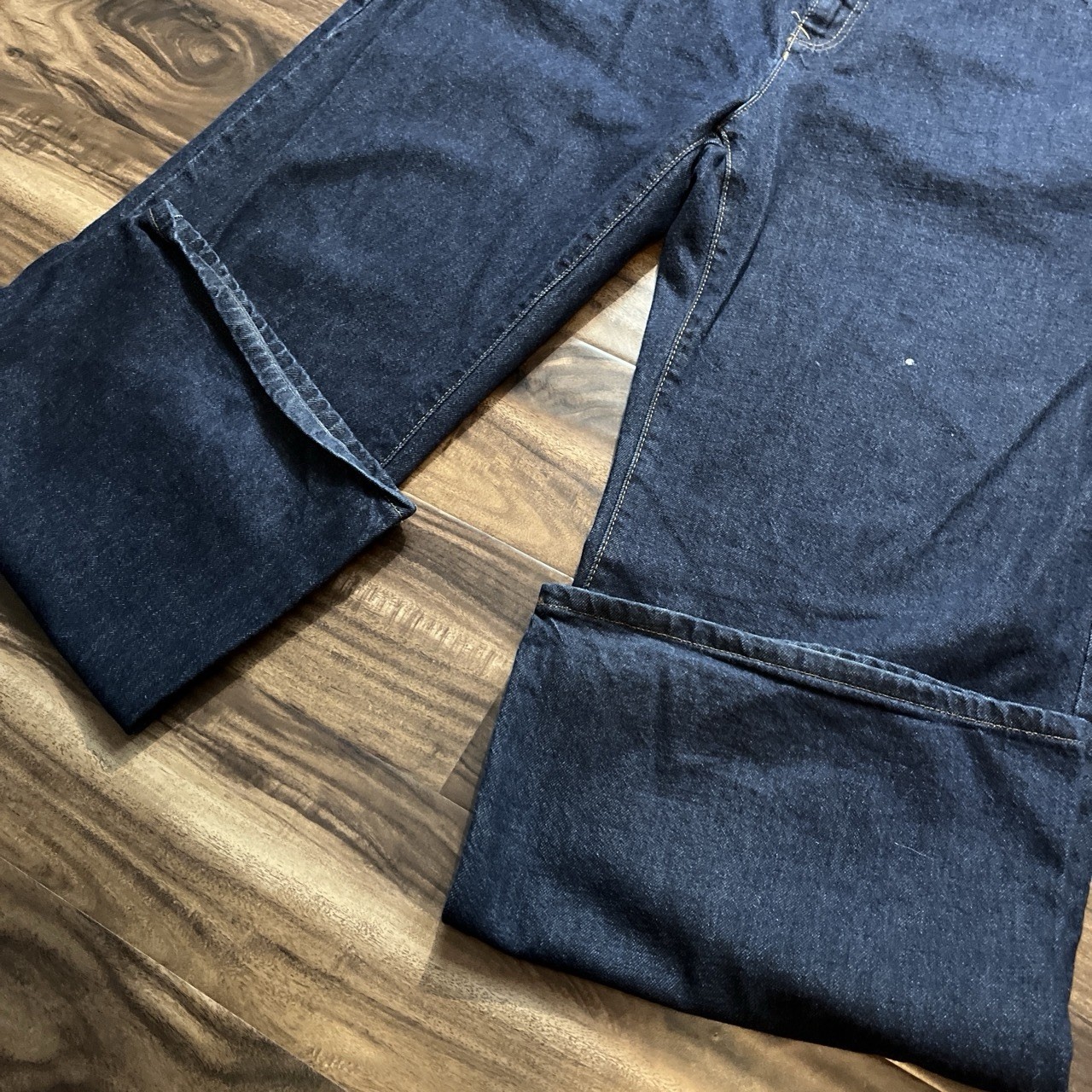 Navy Baggy Blue Jeans