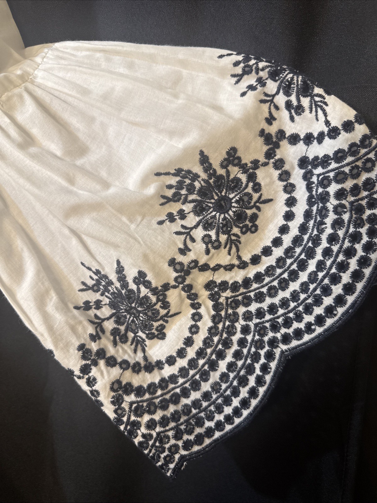 Myra Bag XL Beautifully Embroidered Sleeves & Bottom Shirt