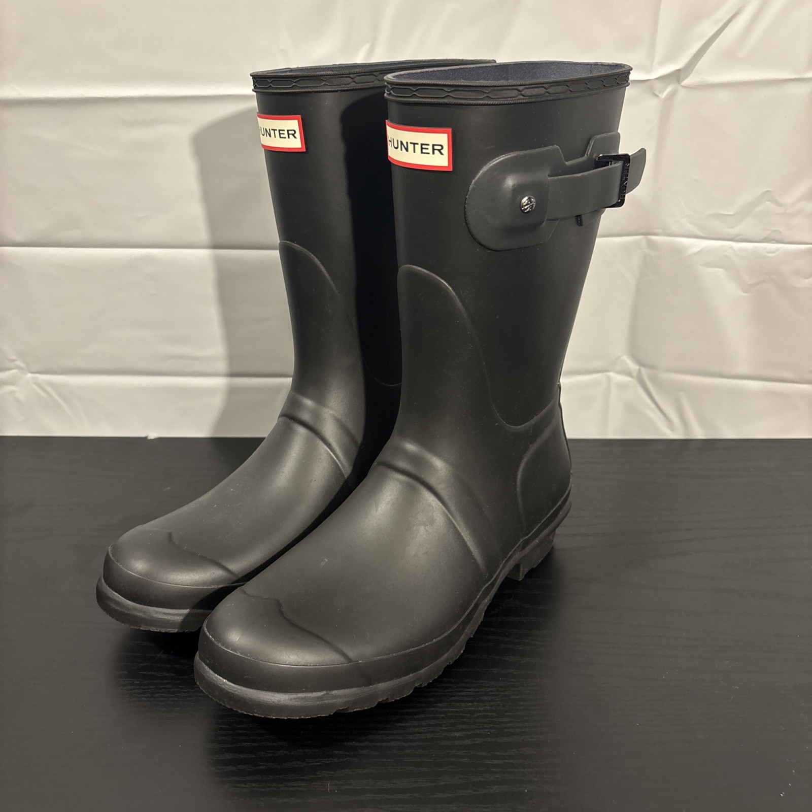 Hunter Women’s Original Short Adjustable Boot Black US 9/ UK 7/ EU 40/41