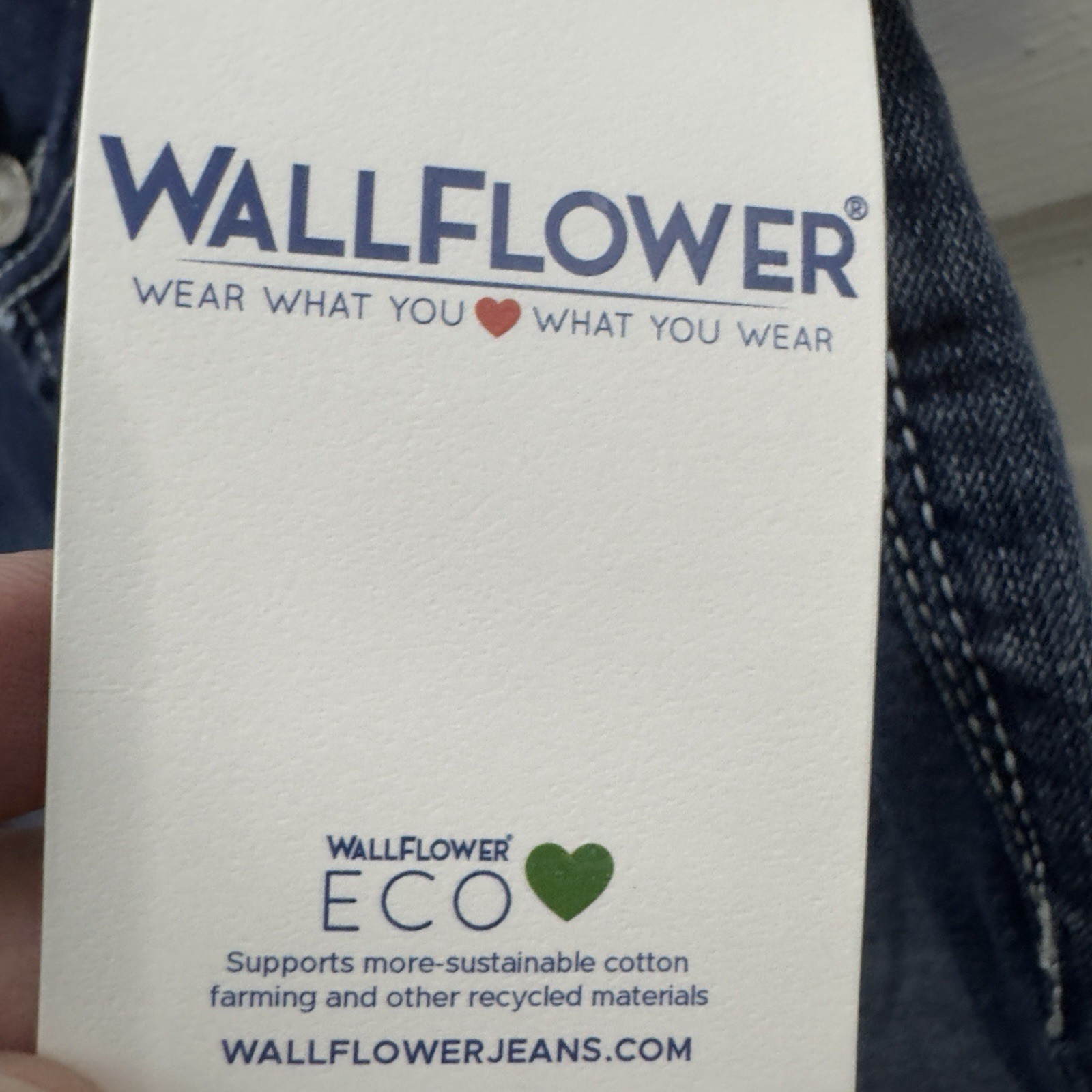 Curvy Bootcut Stretch Jeans Wallflower Juniors 5 Reg Blue NWT