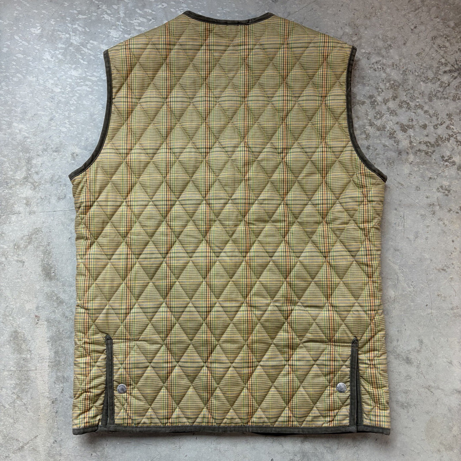 Ornella Prosperi Equestrian Vest Riding Quilted Horse Jockey Snap Size Medium