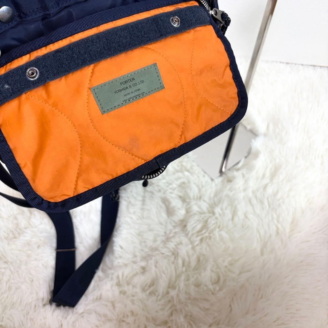 PORTER FORCE Shoulder crossbody Bag NAVY Yoshida Bag Japan