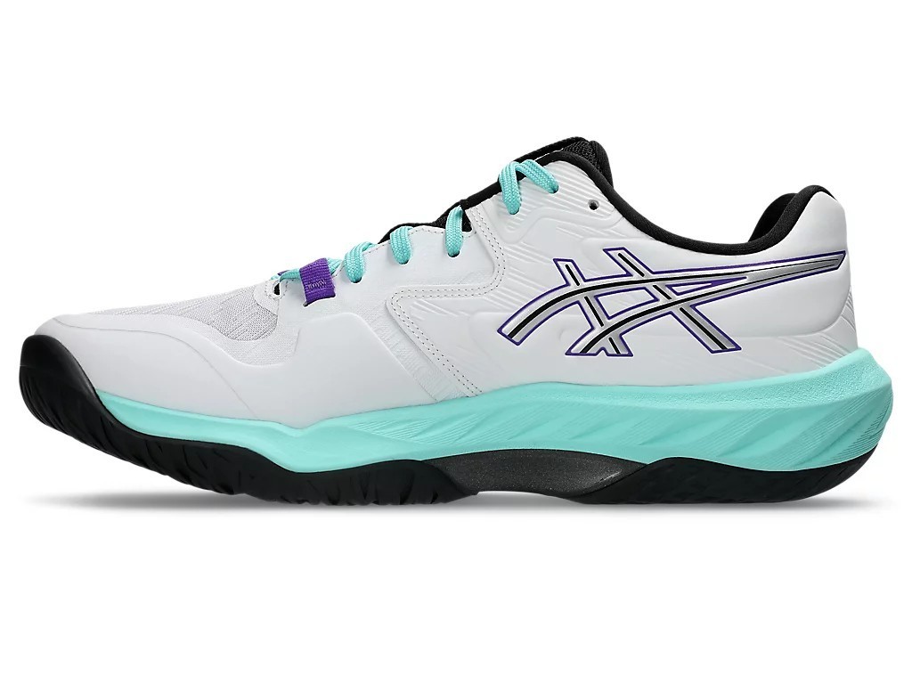 ASICS SKY ELITE FF 4 1051A100 100 White Radiant Amethyst Men Volleyball Shoes