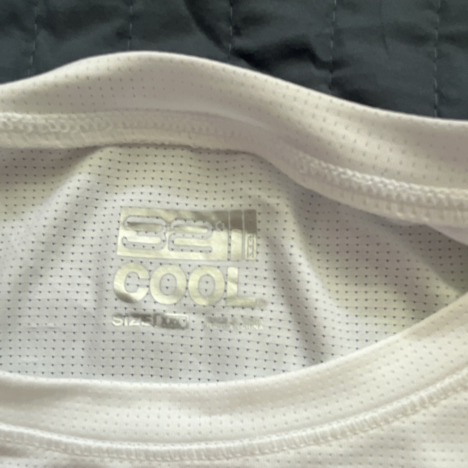 32 Degrees Cool Men’s L White Mesh Crew Neck Short Sleeve Solid T-Shirt
