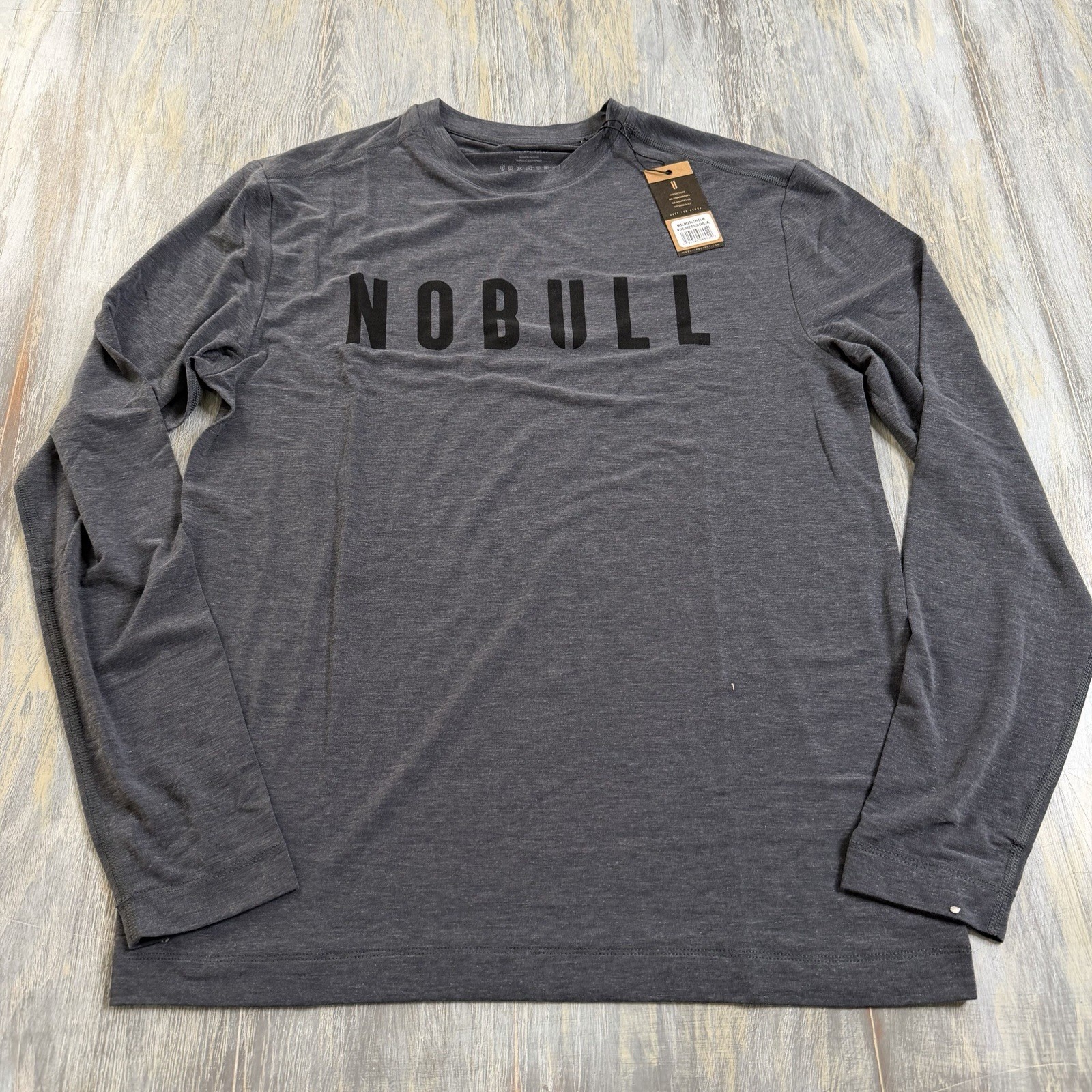 Nobull Longsleeve Shirt Mens Medium Workout Gym Activewear Training NWT CrossFit