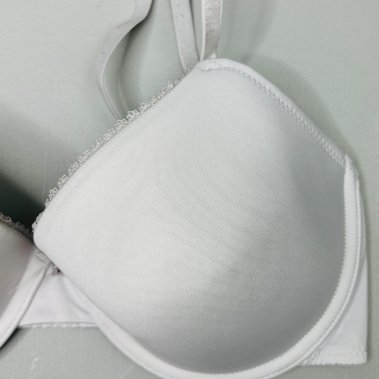 Maidenform Bra 34D Grey Padded Underwire Multiway Straps