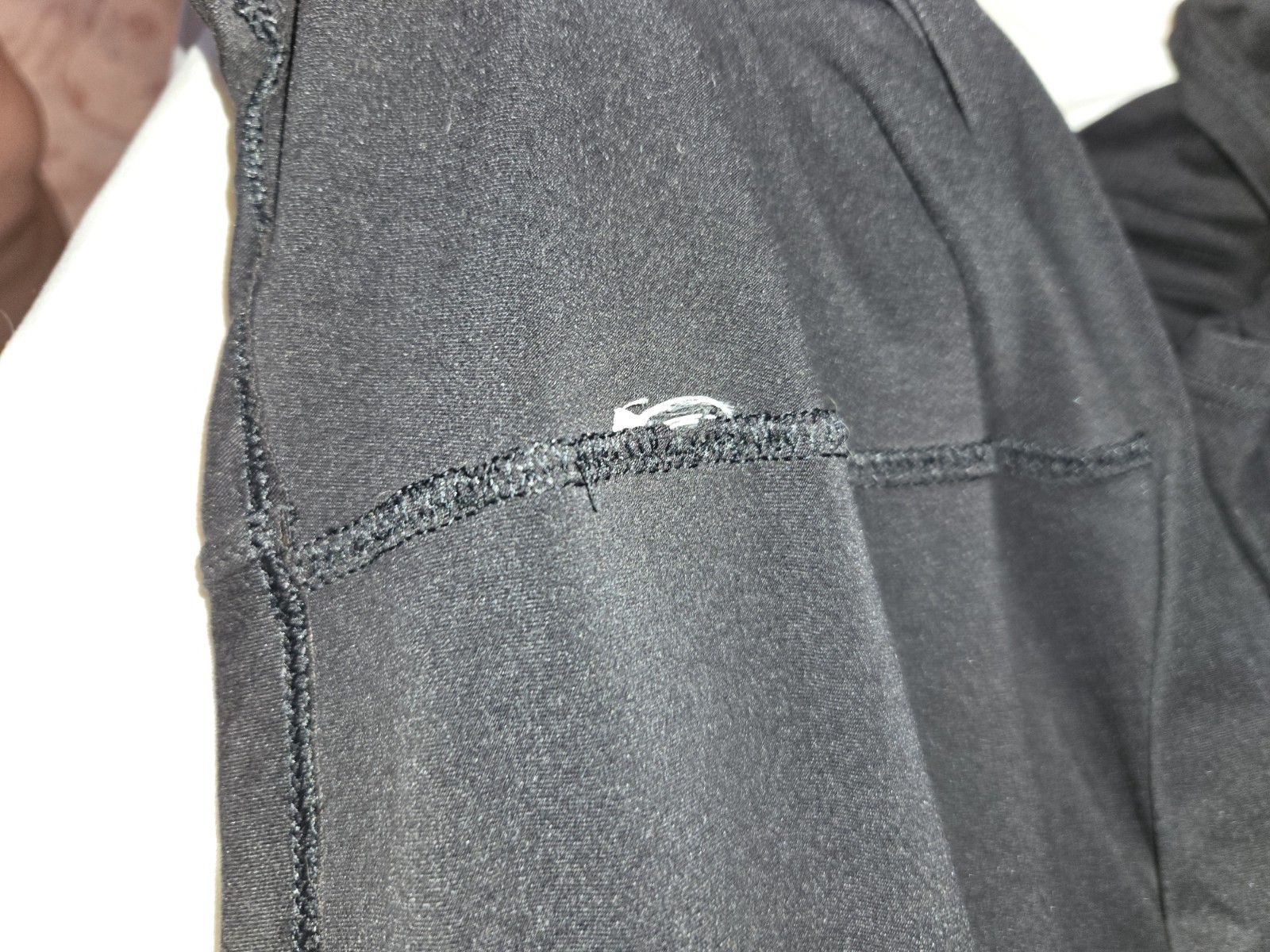 Athleta Racerback Tank with Keyhole cutout, Black, Size L