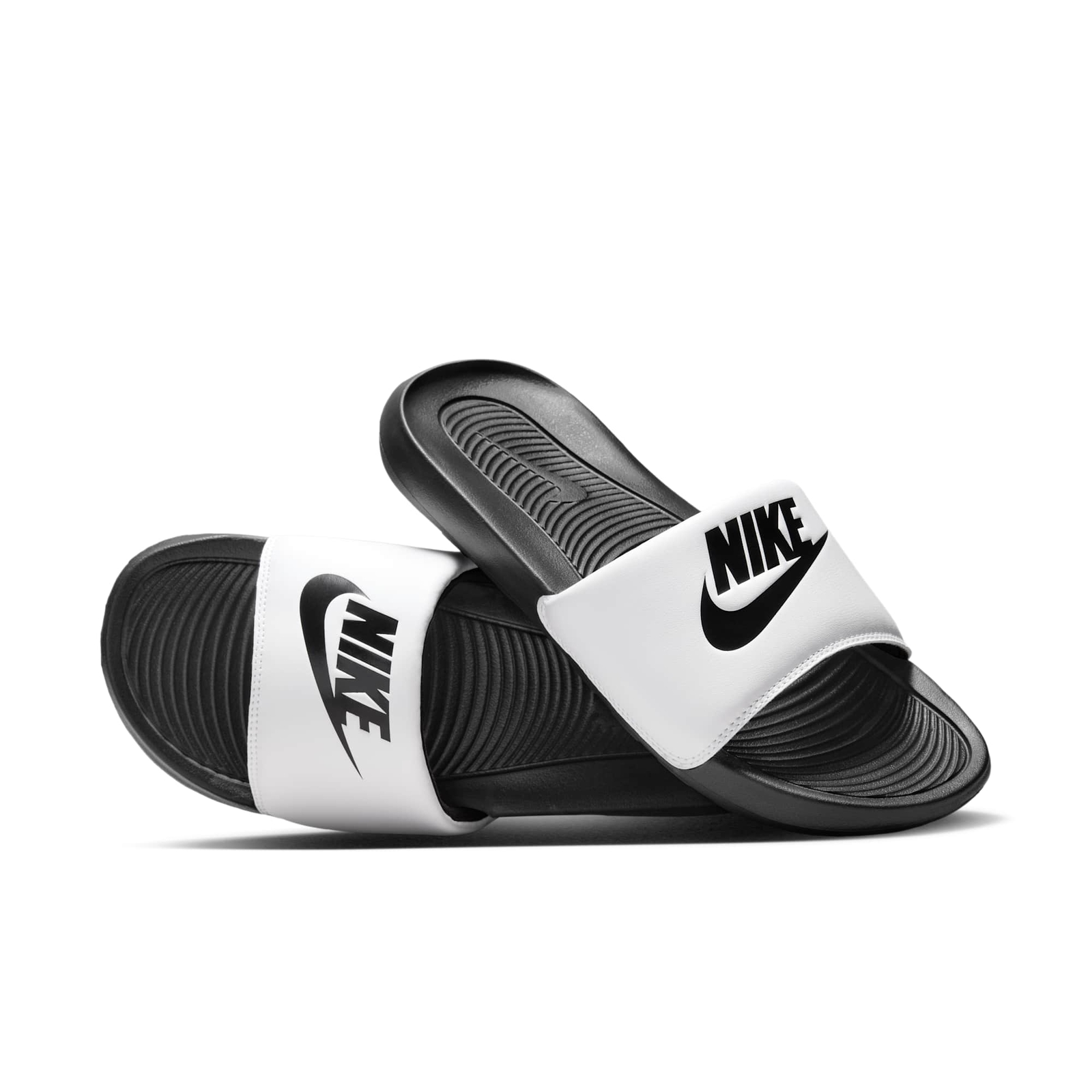 Nike Victori One Slide Mens Size 12 Black White CN9675-005 Sandal New Box