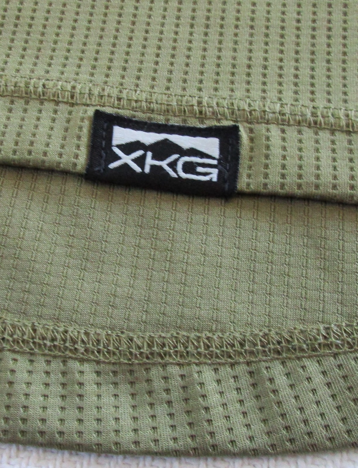 Kings Camo Shirt Men’s XL XKG Base Layer 1/2 Zip Lightweight Waffle Knit Hunting
