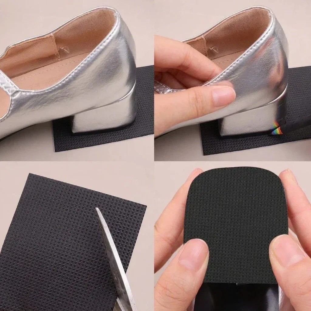 Non Slip Shoe Protectors Self Adhesive Sole Pad Rubber Anti Skid Heel Grip Tape