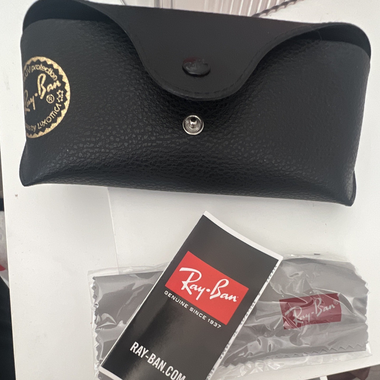 Ray-Ban RB3548-N 002/58 Polarized Hexagon Sunglasses Black Glass Lens 54-21
