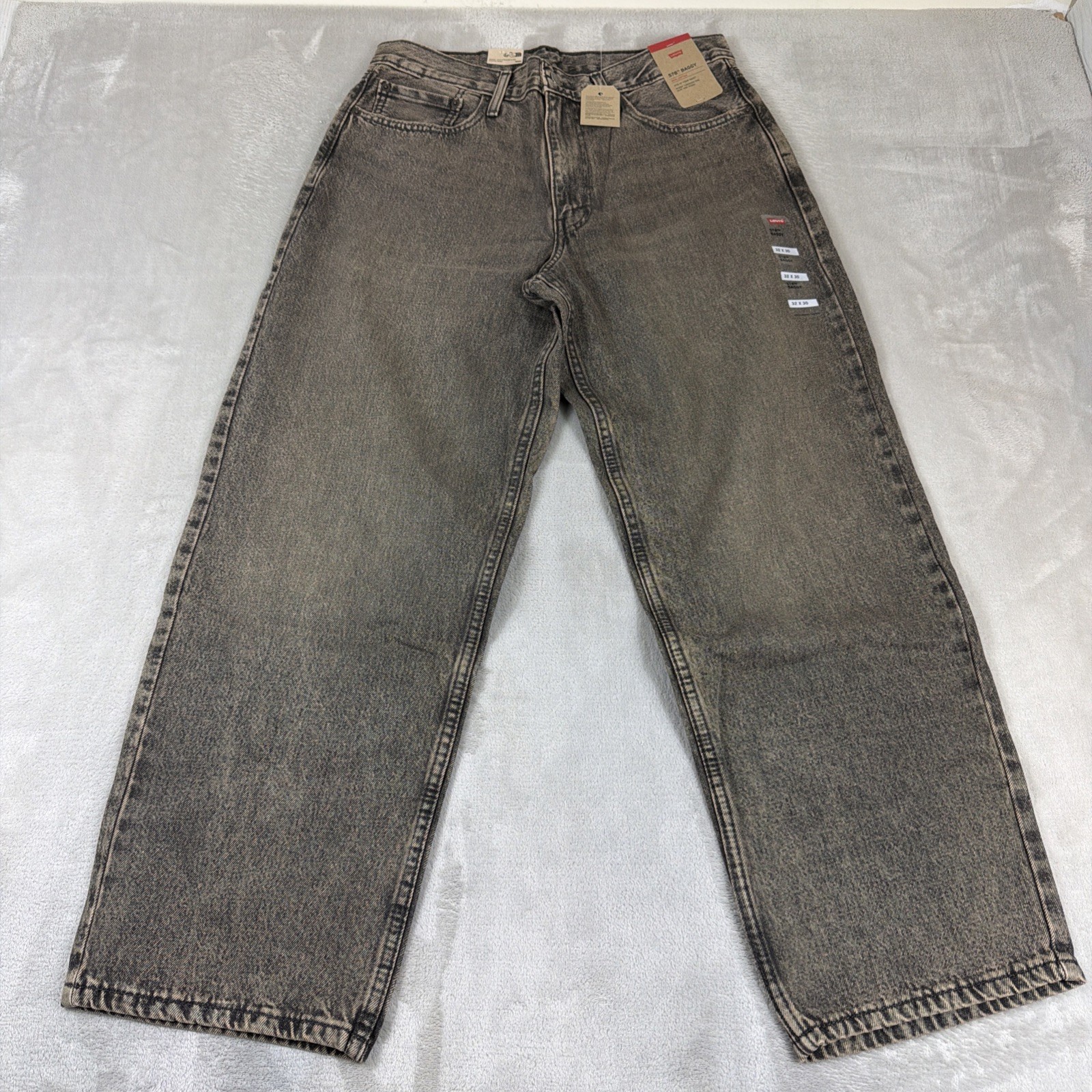 Levi’s 578 Baggy Denim Jeans Men’s Size 32×30 Gray Cotton Y2K
