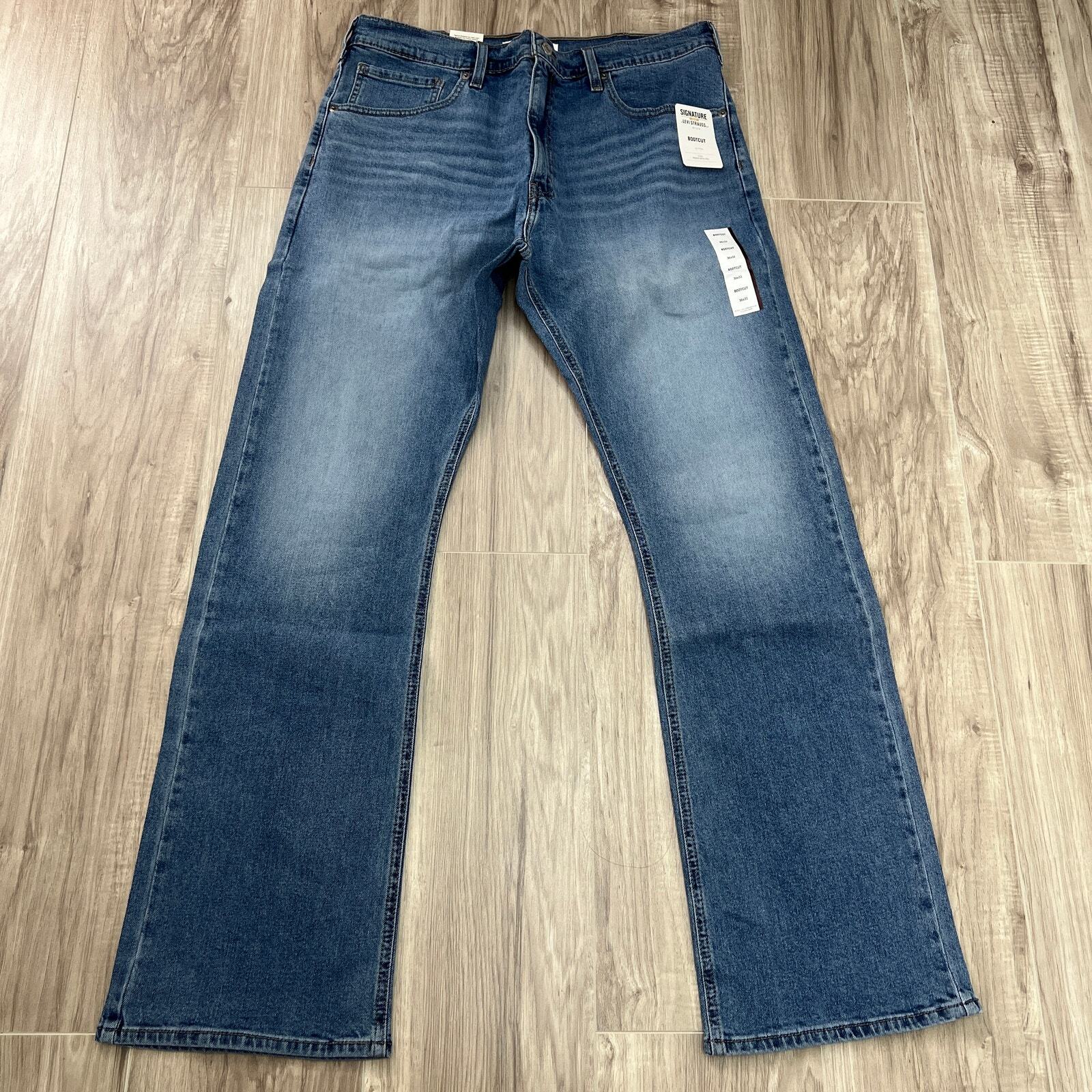 Signature by Levi Strauss & Co. Gold Label Men’s Bootcut Fit Jeans 36×32