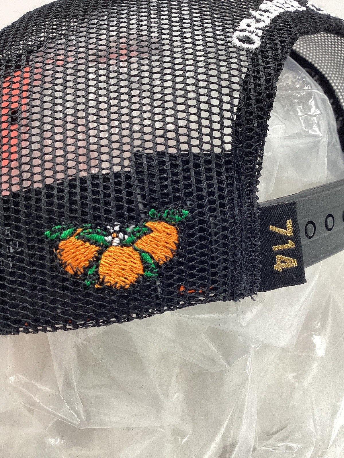 CALIFORNIA 714 ORANGE COUNTY “construction Worker” MESH TRUCKER SNAPBACK HAT