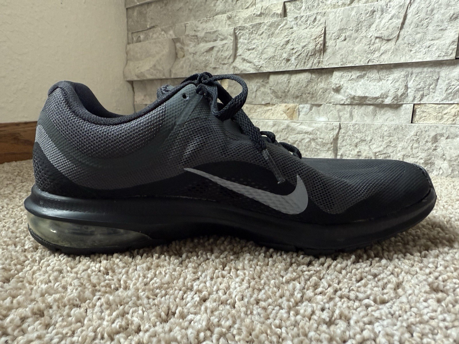 Nike Air Max Dynasty 2 Shoes Black Gray Athletic Low Trainer Running Mens 9