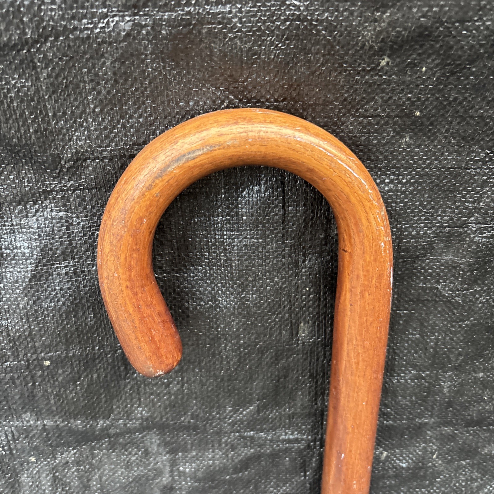 Vintage Hardwood Walking Cane 35 1/2”