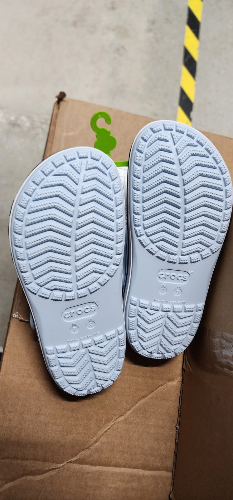 Crocs Bayaband Clog in the Mineral Blue colorway (product code 205089-4JQ).