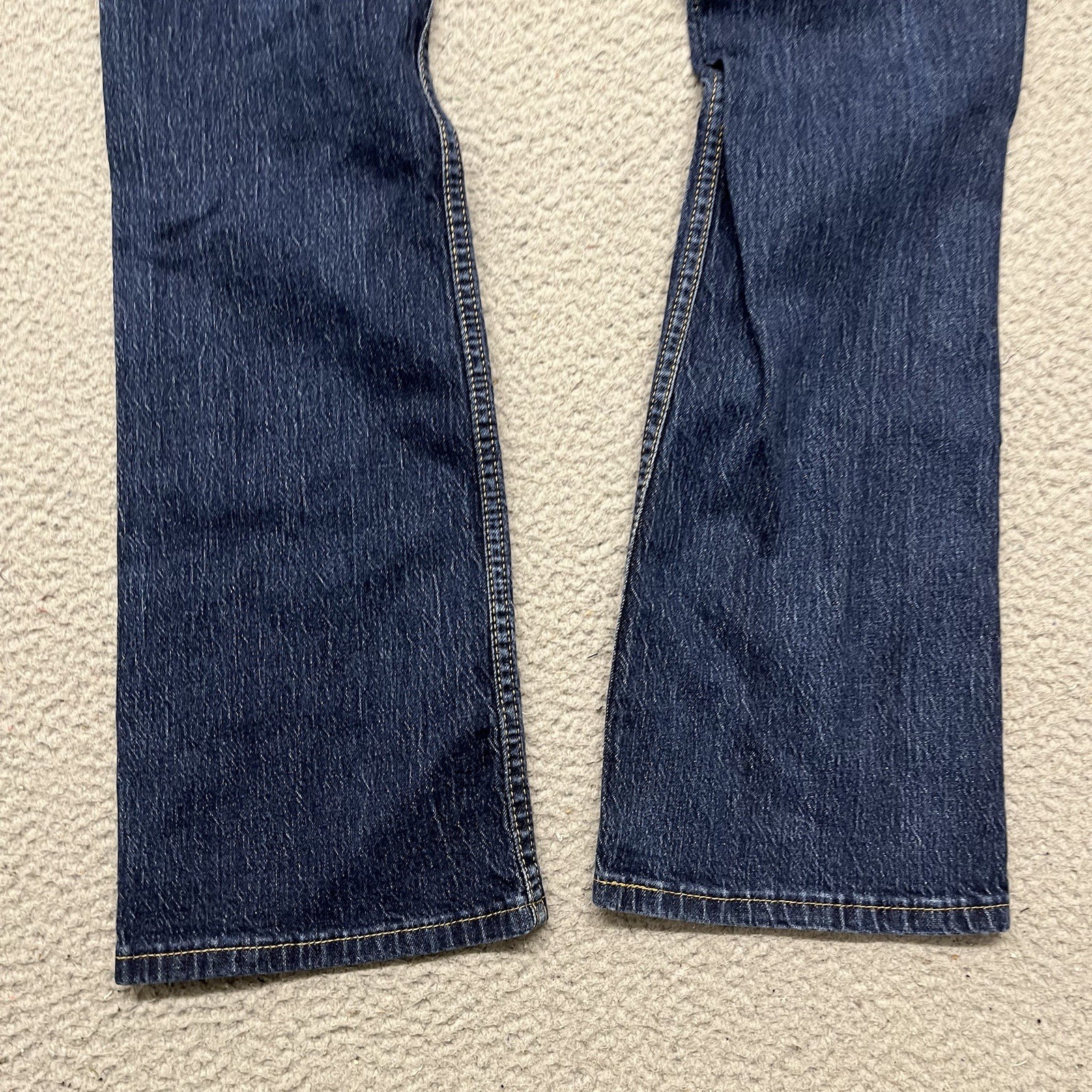 Levis 527 Jeans Mens 30×32(30) Blue Dark Wash Mid Rise Denim Boot Cut Classic