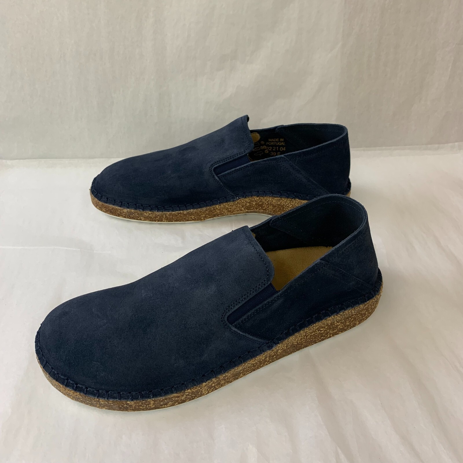 Birkenstock New w/ Box Callan Navy Suede Leather Regular Width – Select Size