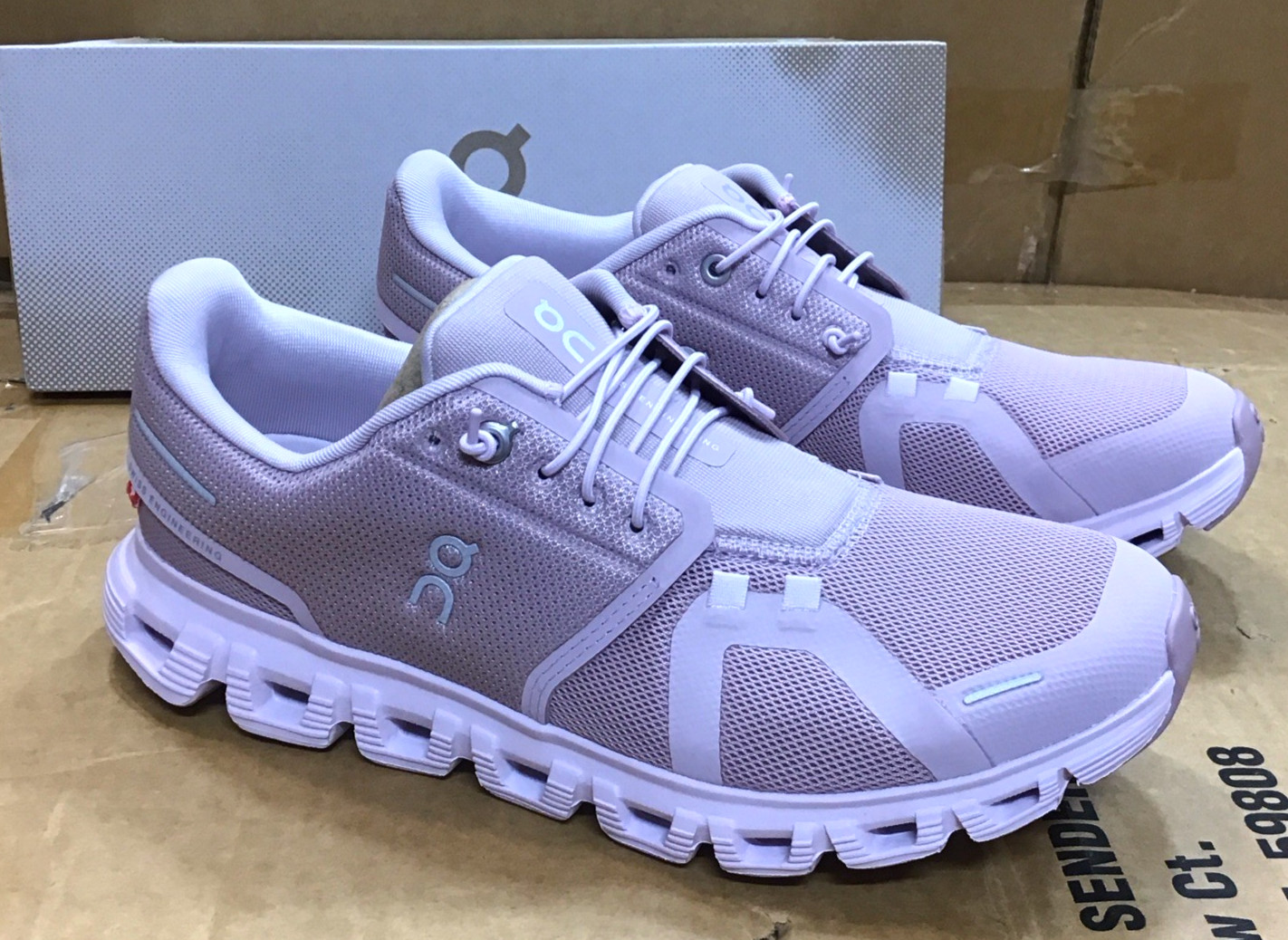 On Cloud 6 Pink Running Shoes Womens Mauve Orchid 3WF10063012