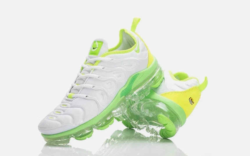 Nike Air VaporMax Plus TN White green Men’s Shoes Size 7-13 Ship Free-