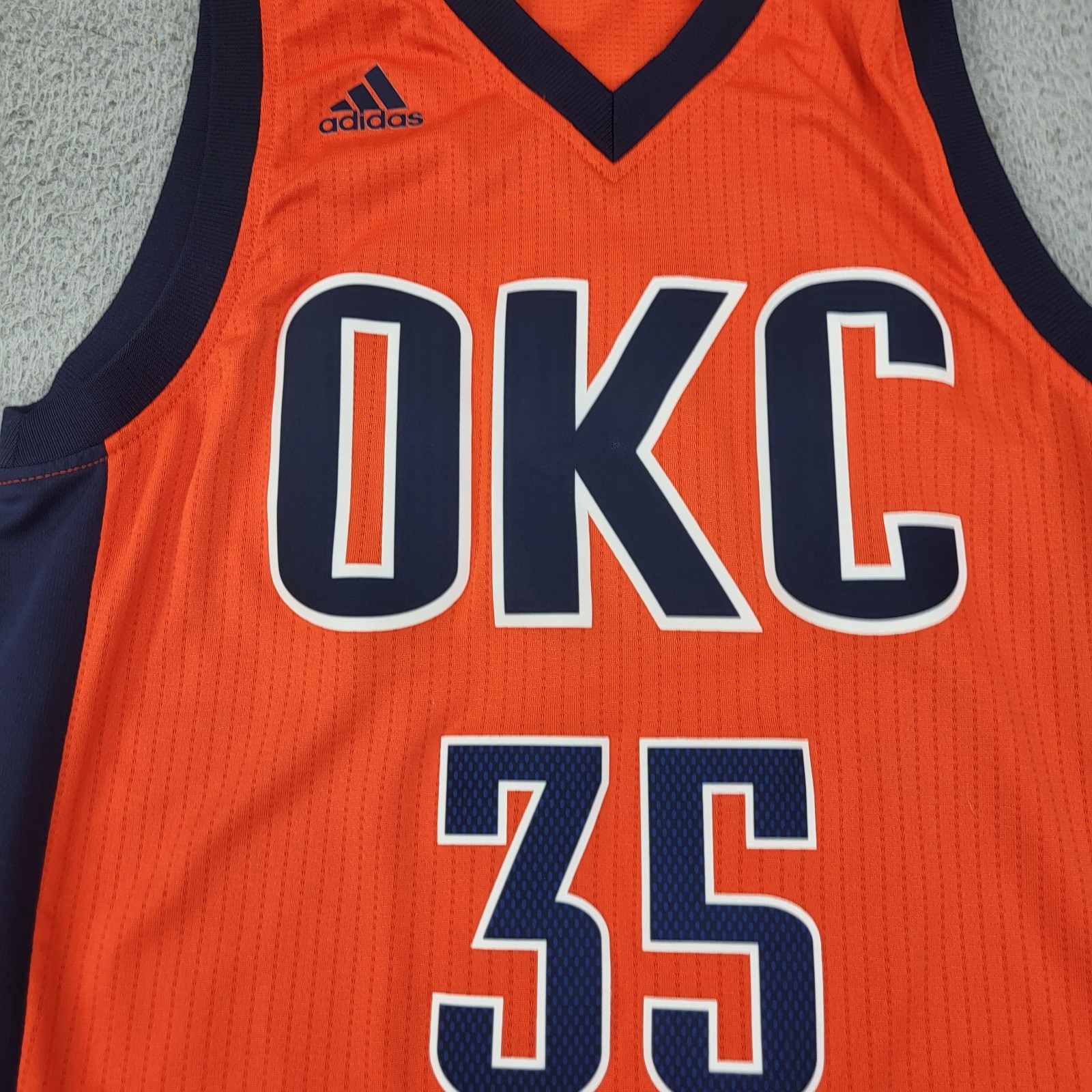 Kevin Durant OKC Thunder Adidas Jersey Tank Top Mens Small 35 Graphic Shirt