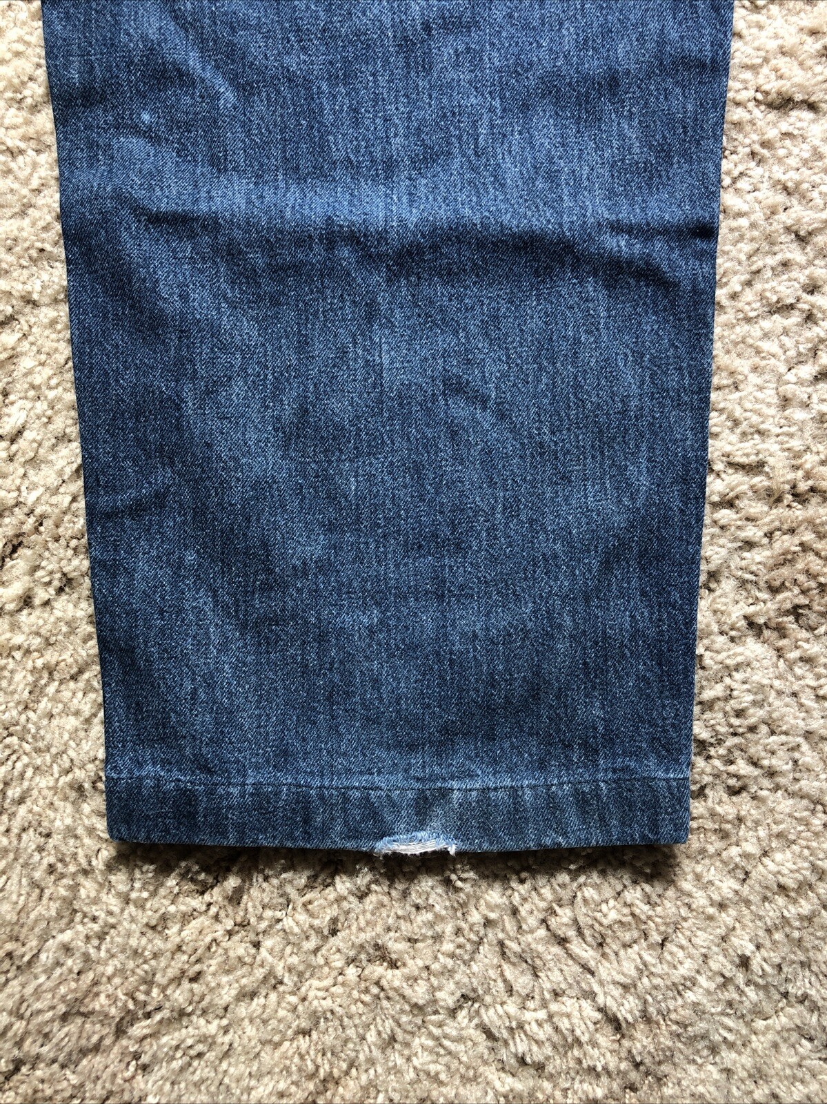 Members Mark Men’s Blue Jeans Size 42×30 Vintage Carpenter Pants W42 L30