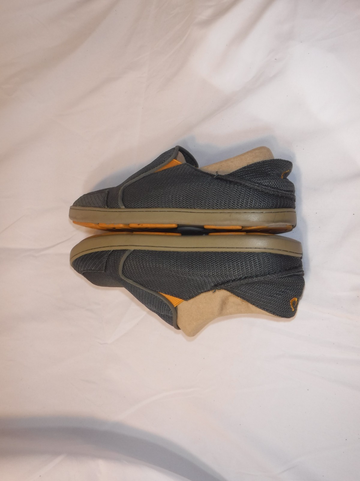 Olukai Nohea Mesh Men’s US 8 EU 41 Dark Gray Grey Slip On Comfort Loafers Shoes